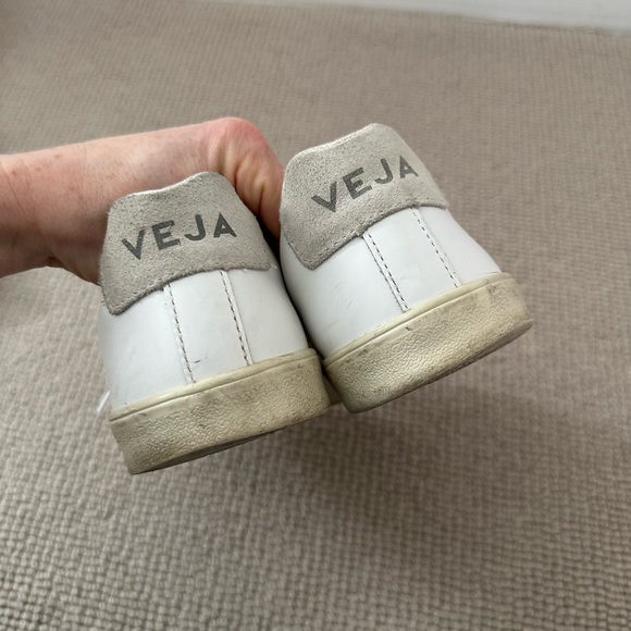 Veja Esplar Stitched Logo Leather Low-Top Sneakers - Size 37 (US 6/6.5) - Picture 4 of 8
